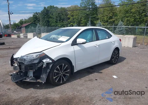 2018 Toyota Corolla Se from USA, damaged, VIN 2T1BURHE0JC118784